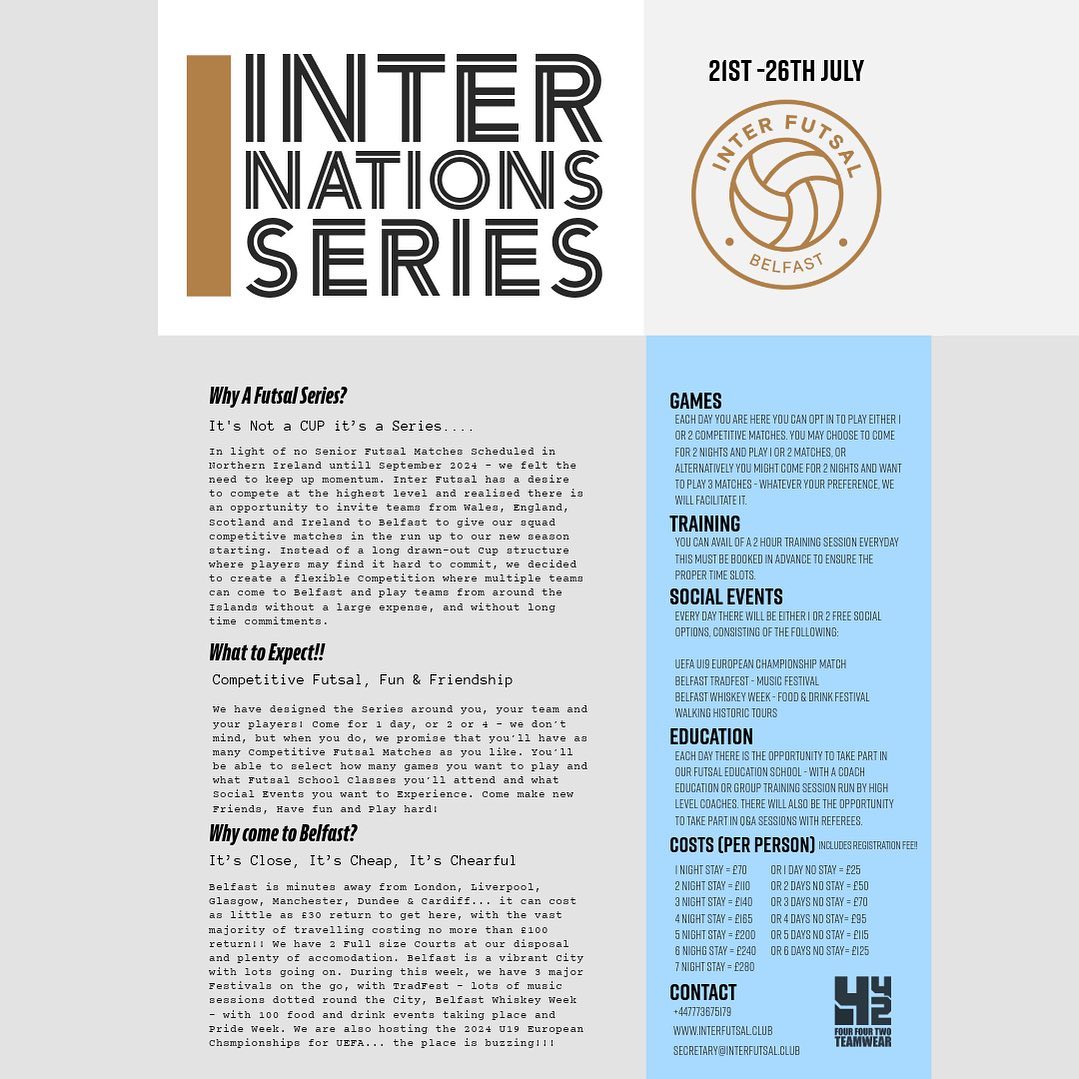 Open Invitation for Futsal Clubs